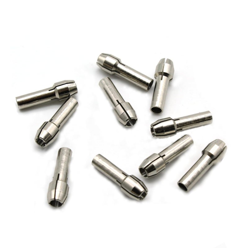 TEMO 50 pc Durable Shiny 1/8 Inch Rotary Tool Collet Bit #480 for Dremel Rotary Tools - Image 1
